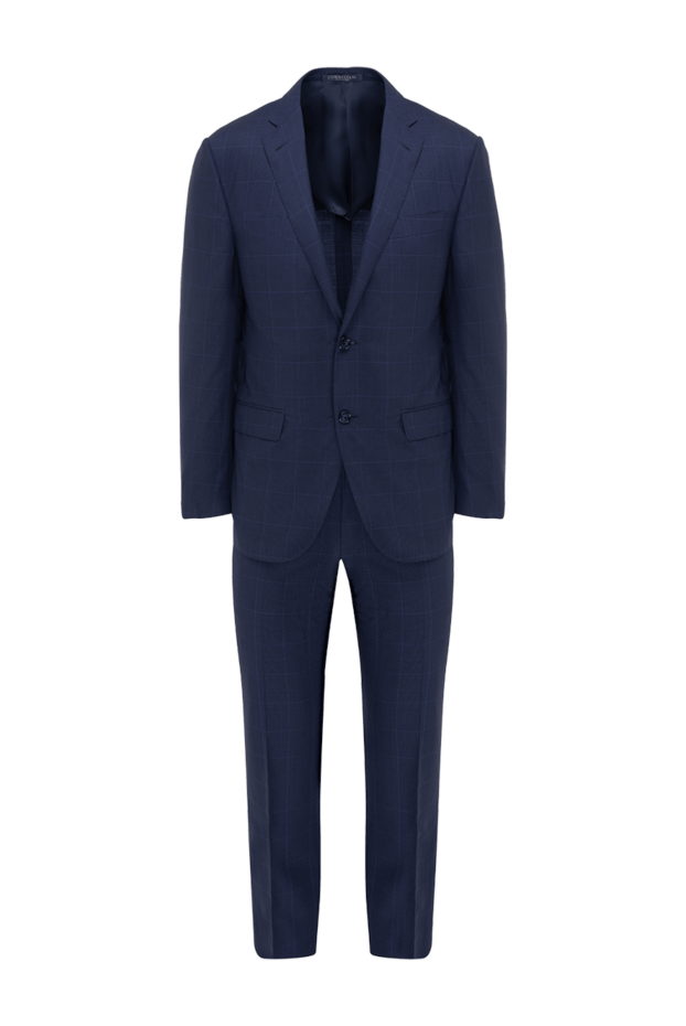 Corneliani чоловічі костюм чоловічий з вовни синій купити фото з цінами 155040 - фото 1