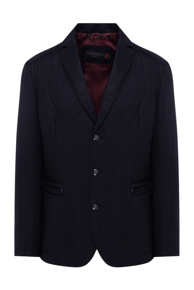 Corneliani man blue wool and cashmere jacket for men buy with prices and photos 155056 - photo 1