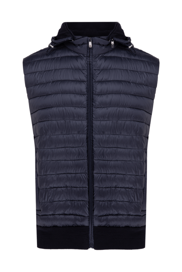 Corneliani man wool and polyester vest blue for men buy with prices and photos 155065 - photo 1