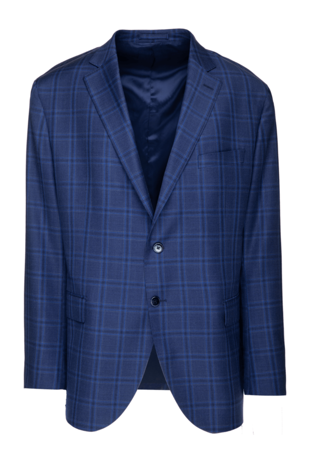 Lubiam plaid blue wool jacket 155086 - photo 1