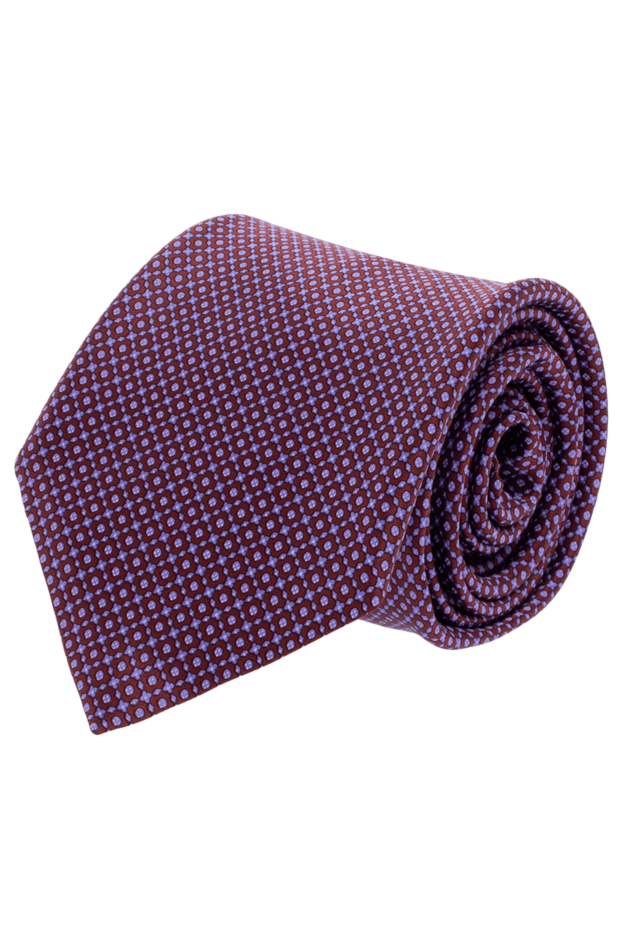 Stefano Ricci silk tie, burgundy and purple, with a small pattern 155195 - photo 1