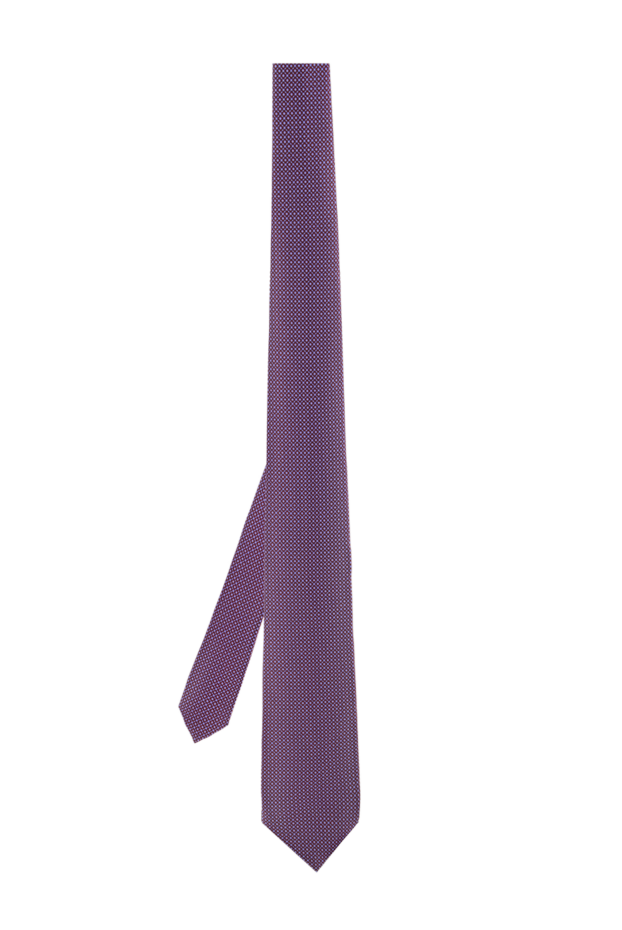 Stefano Ricci silk tie, burgundy and purple, with a small pattern 155195 - photo 3
