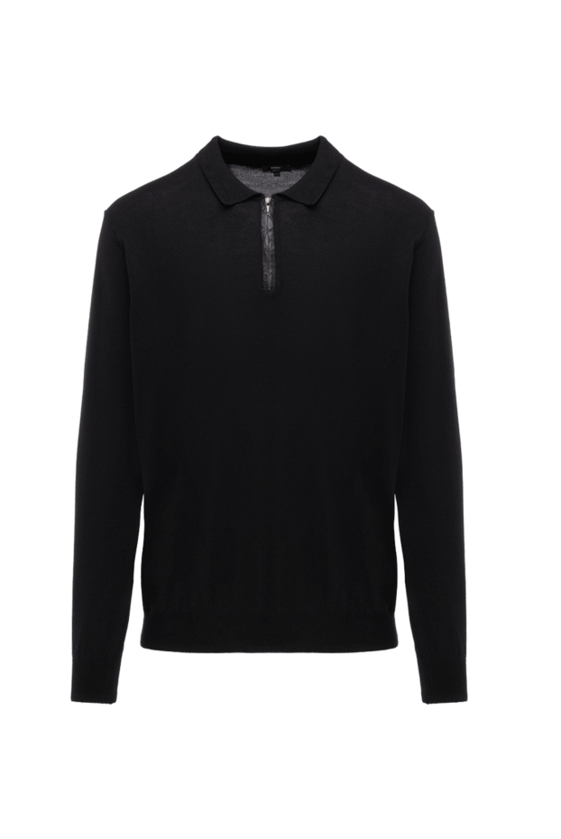 Torras man cashmere & alligator long sleeve polo black for men buy with prices and photos 155284 - photo 1