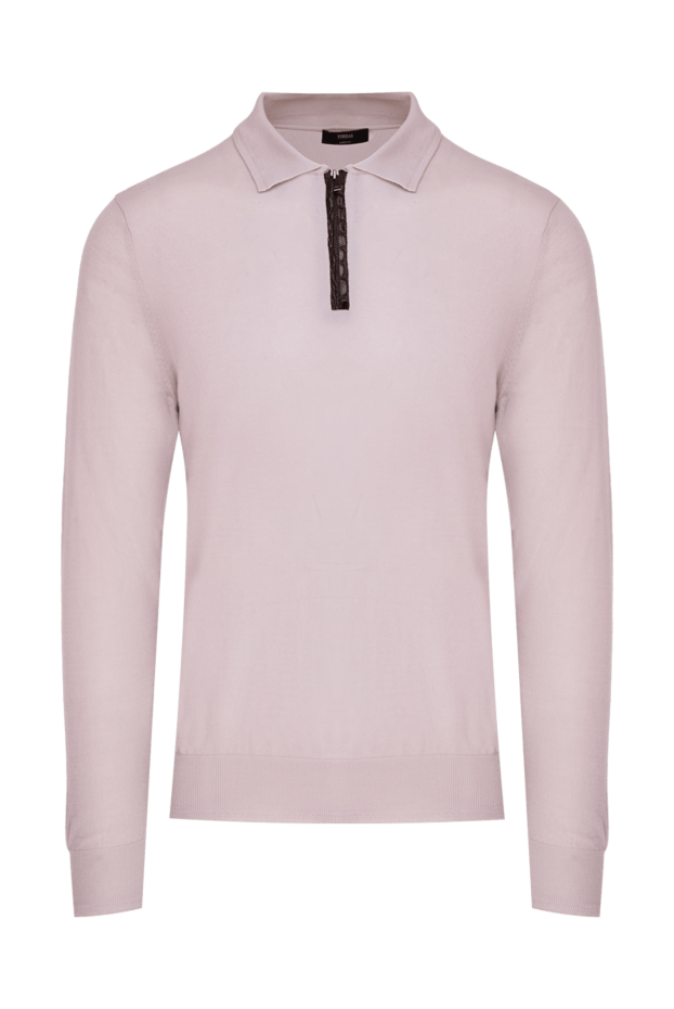 Torras pink cashmere polo with alligator details and zip closure (markdown) 195777 - photo 1