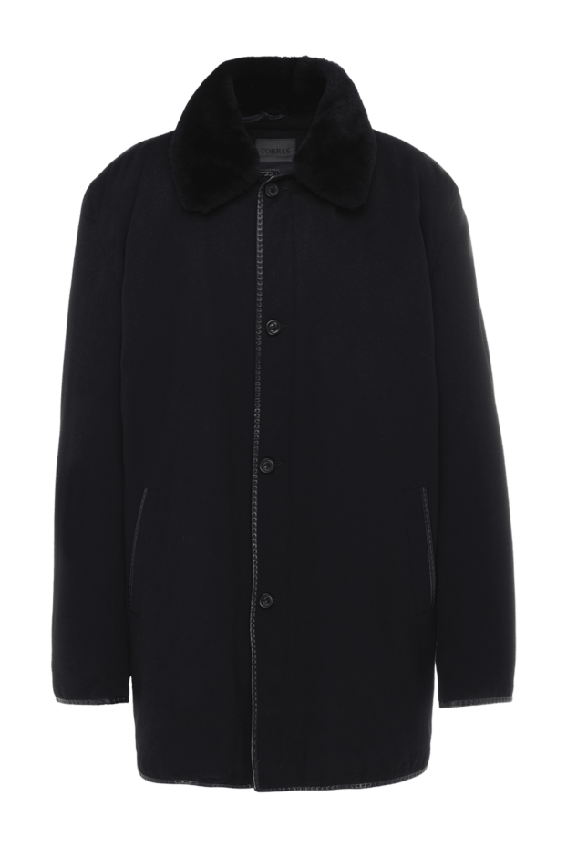 Torras чоловічі куртка на хутрі з кашеміру чорна чоловіча купити фото з цінами 155291 - фото 1
