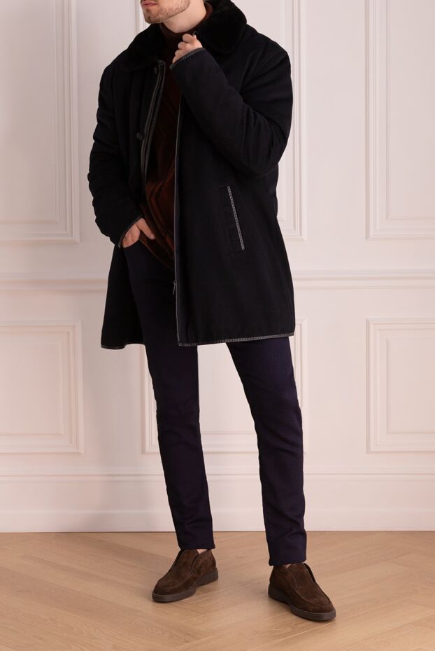 Torras мужские куртка на меху из кашемира черная мужская купить с ценами и фото 155291 - фото 2