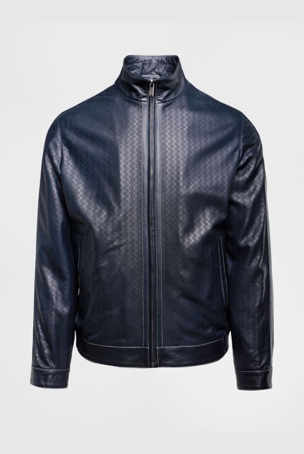 Torras man blue leather jacket for men buy with prices and photos 155299 - photo 1
