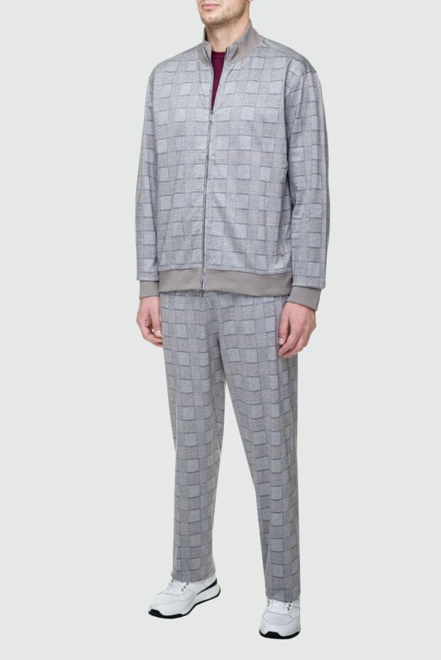 Cesare di Napoli man men's cotton sports suit, gray buy with prices and photos 155368 - photo 2