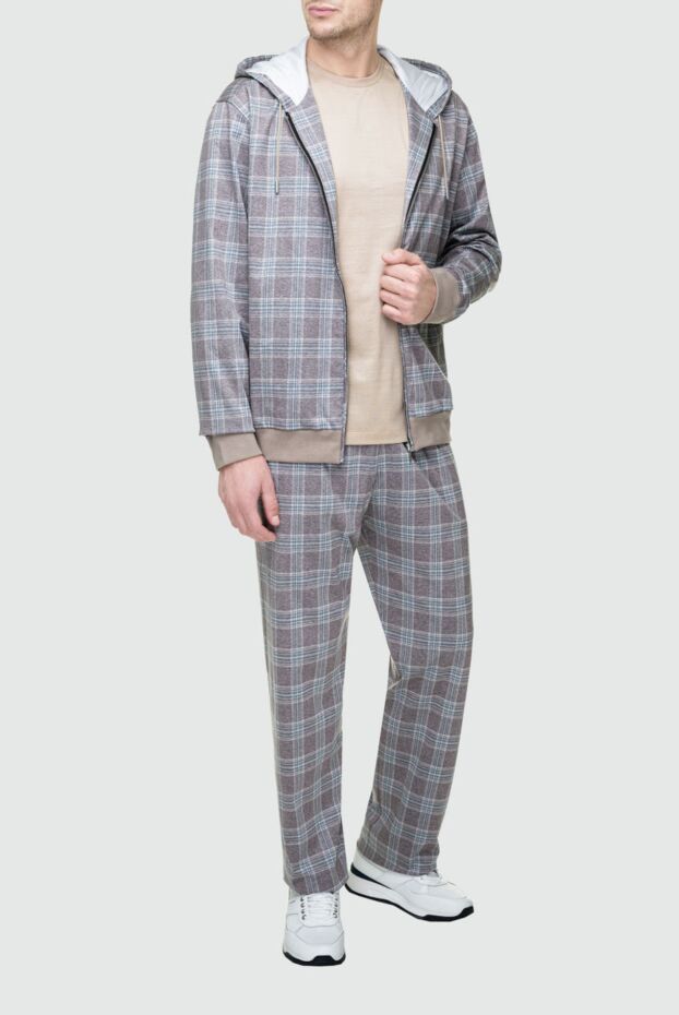 Cesare di Napoli man men's cotton sports suit, gray buy with prices and photos 155369 - photo 2