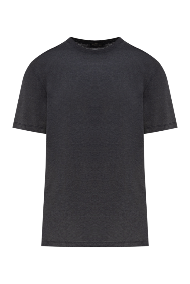 Cesare di Napoli мужские футболка из хлопка серая мужская купить с ценами и фото 155371 - фото 1