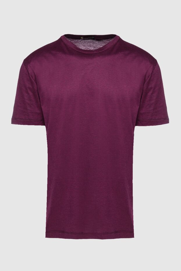 Cesare di Napoli man cotton t-shirt burgundy for men buy with prices and photos 155375 - photo 1