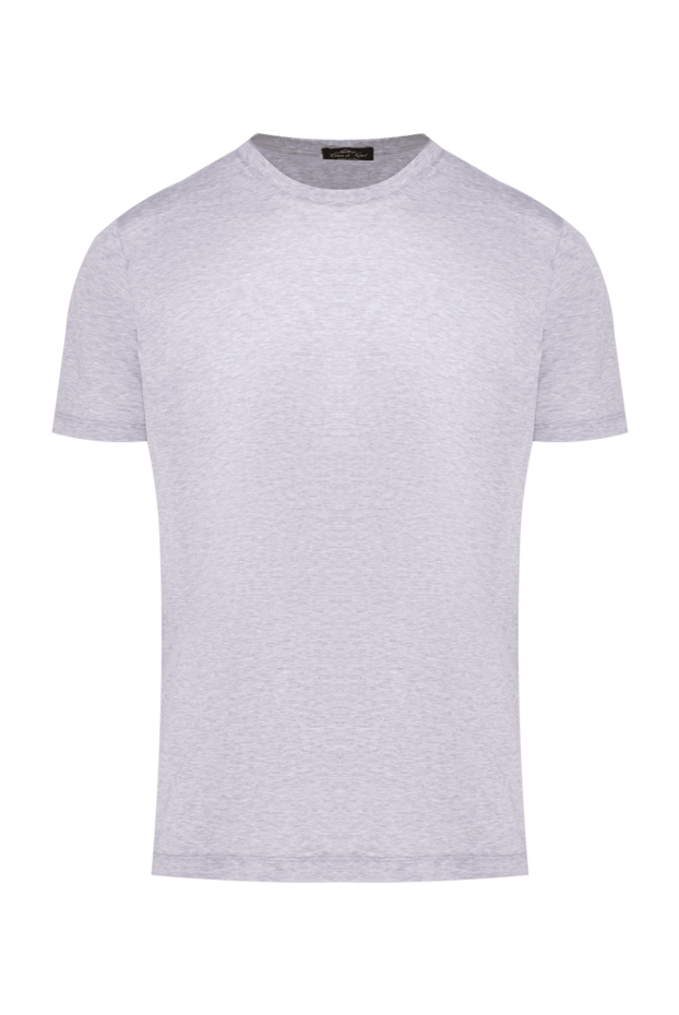Cesare di Napoli мужские футболка из хлопка серая мужская купить с ценами и фото 155377 - фото 1