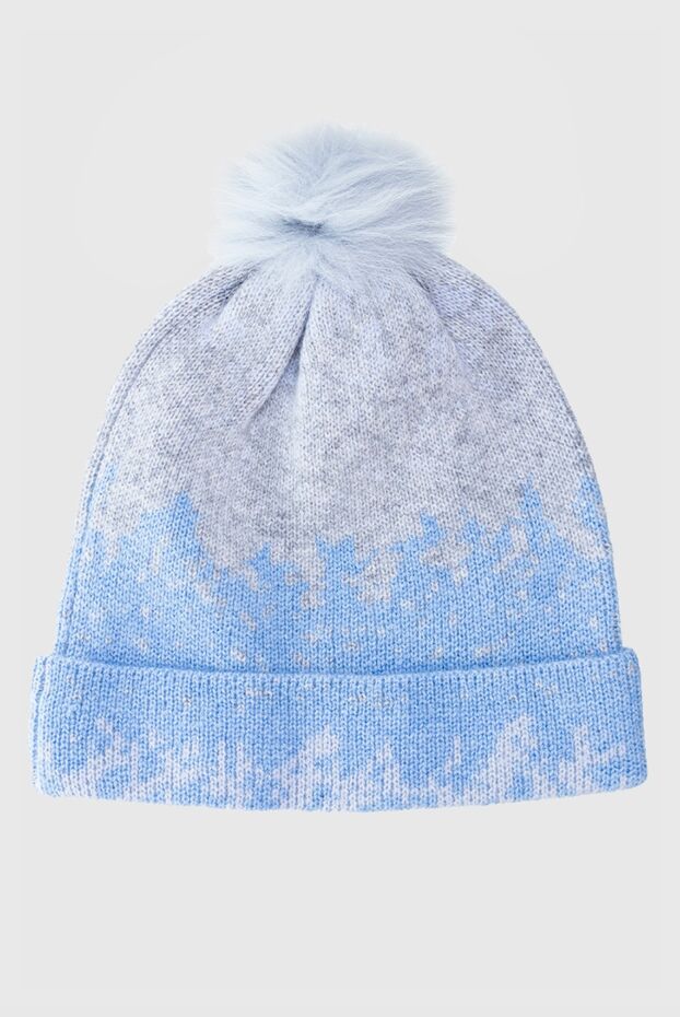 Max&Moi woman blue wool and cashmere cap for women buy with prices and photos 155446 - photo 1