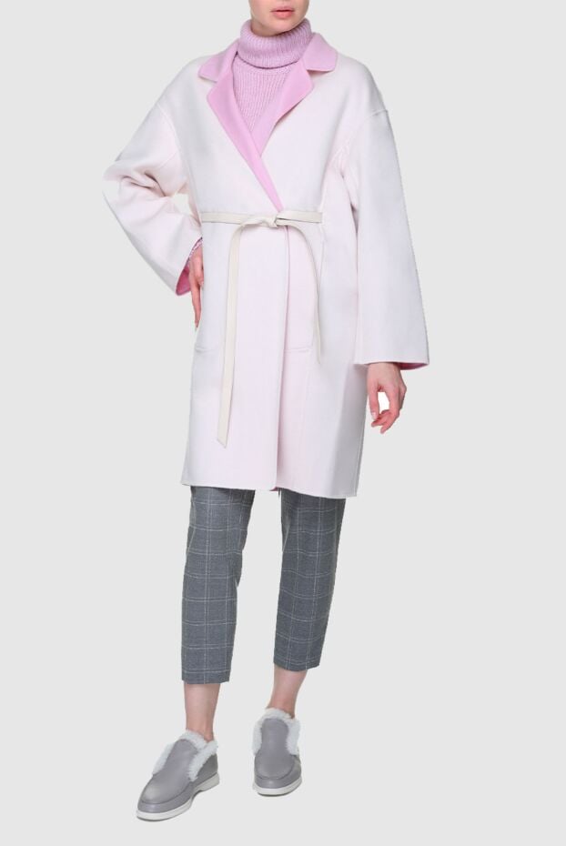 Max&Moi white wool coat for women 155455 - photo 3