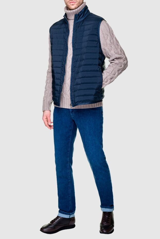 Corneliani man polyester vest blue for men buy with prices and photos 155603 - photo 2
