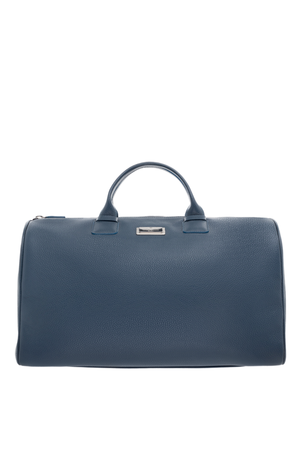 Corneliani мужские сумка дорожная из кожи синяя мужская купить с ценами и фото 155607 - фото 1