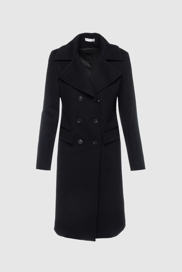 Cashmere & Silk Milano woman women's black wool coat buy with prices and photos 155622 - photo 1