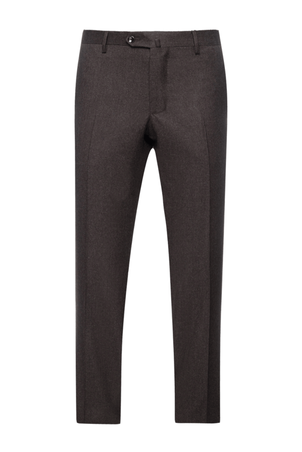 Cesare di Napoli man brown wool trousers for men buy with prices and photos 155625 - photo 1