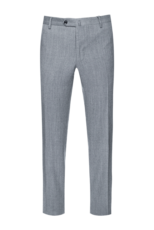 Cesare di Napoli man gray wool and cashmere trousers for men buy with prices and photos 155627 - photo 1