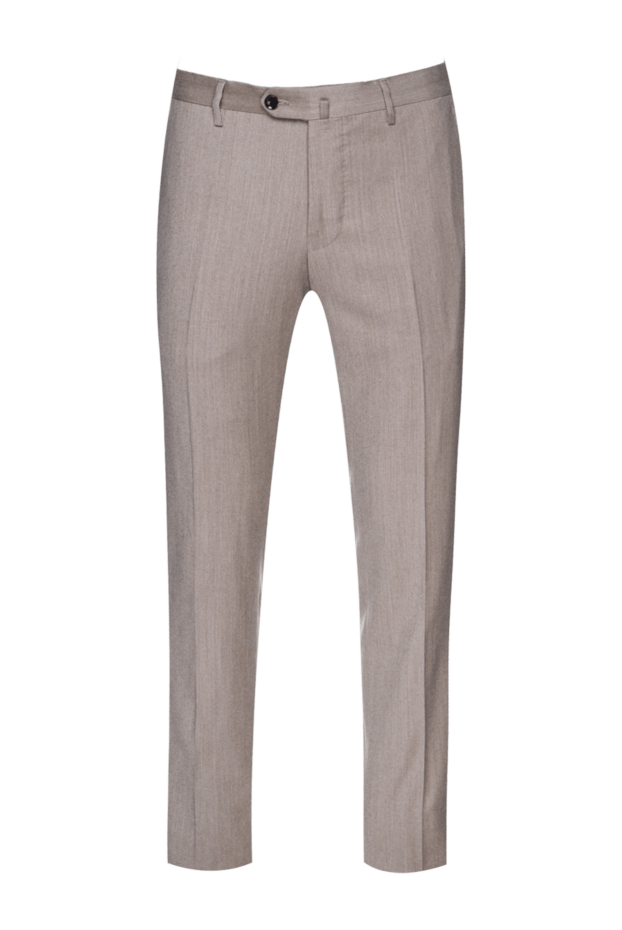 Cesare di Napoli man beige wool and cashmere trousers for men buy with prices and photos 155628 - photo 1