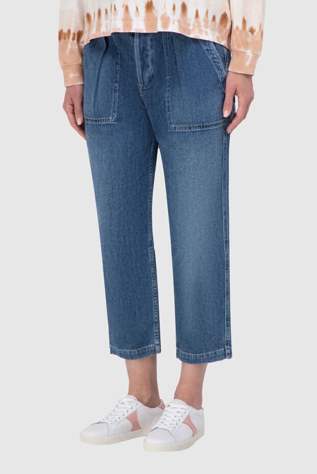 Citizens of Humanity жіночі джинси з бавовни блакитні жіночі купити фото з цінами 155650 - фото 2