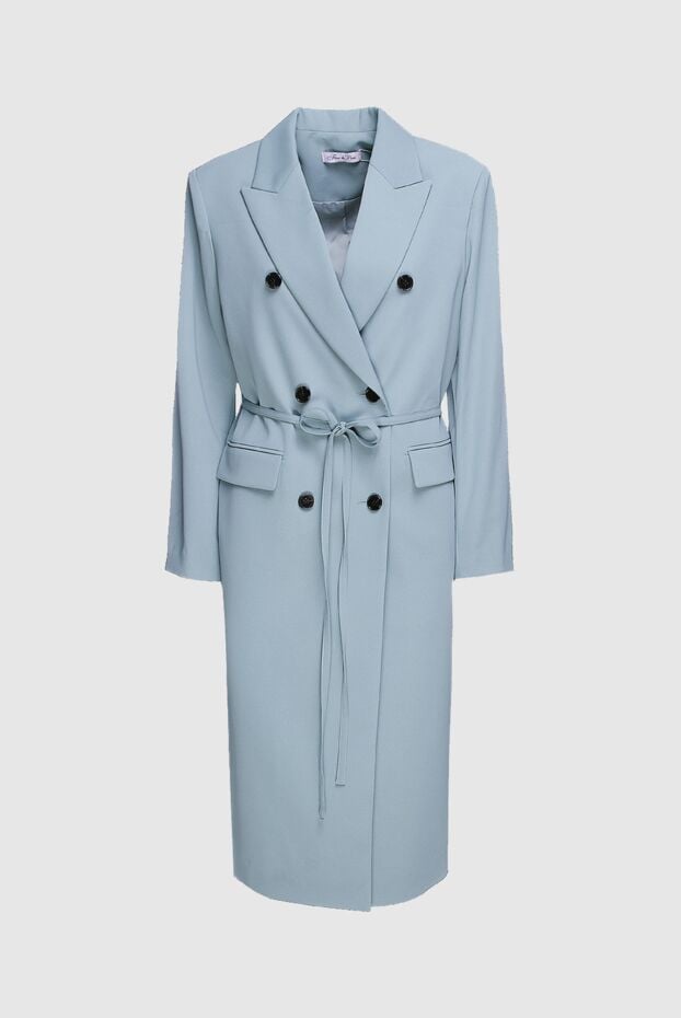 Fleur de Paris green polyester and spandex coat for women 155673 - photo 1
