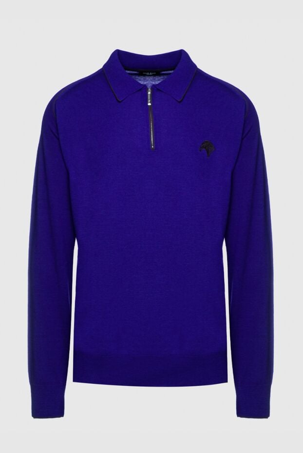 Stefano Ricci polo with long sleeves made of wool gray for men 155771 - photo 1
