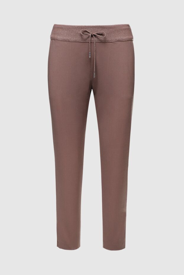 Panicale woman brown wool trousers for women buy with prices and photos 155791 - photo 1