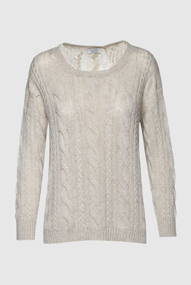 Gran Sasso woman beige cashmere jumper for women buy with prices and photos 155837 - photo 1