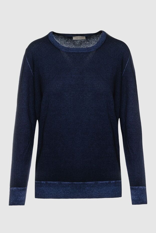 Gran Sasso woman blue cashmere jumper for women buy with prices and photos 155843 - photo 1