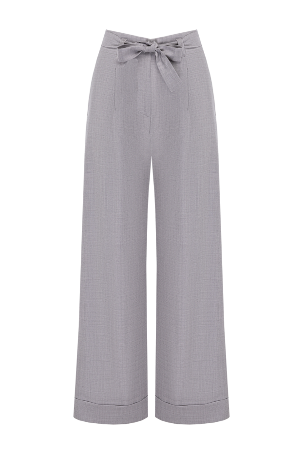 Peserico женские брюки из шерсти серые женские купить с ценами и фото 155925 - фото 1