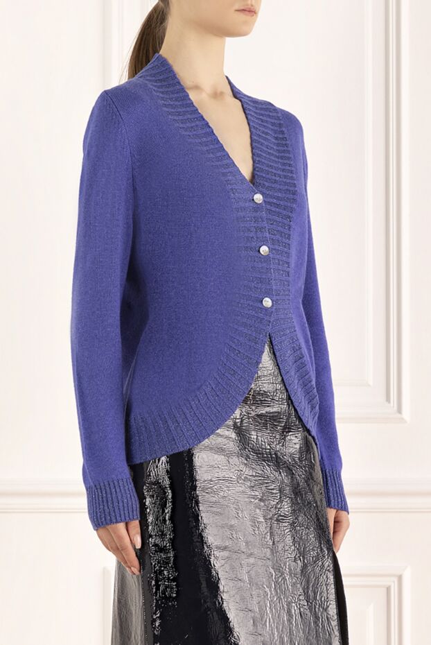 Panicale women's elongated knitted cardigan with v-neck 155999 - photo 3