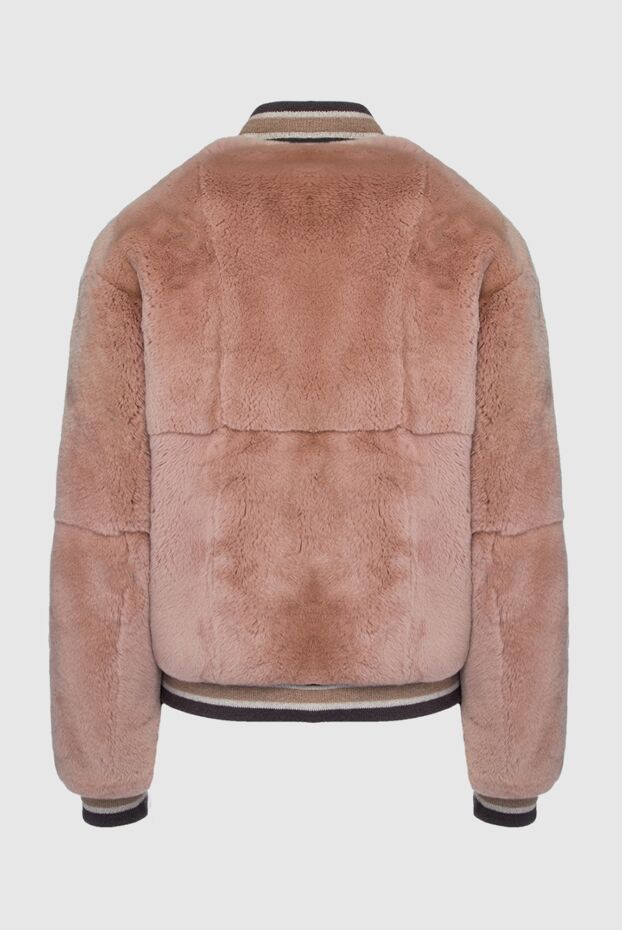 Panicale woman jacket and natural fur pink women's buy with prices and photos 156006 - photo 2