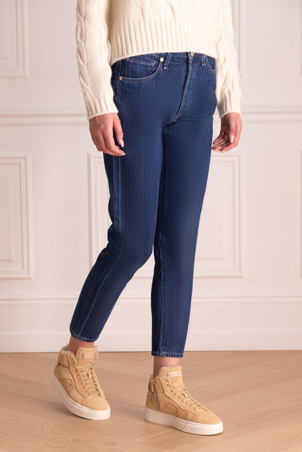 Citizens of Humanity women's jeans made of thick denim, classic cut, cropped 156049 - photo 3