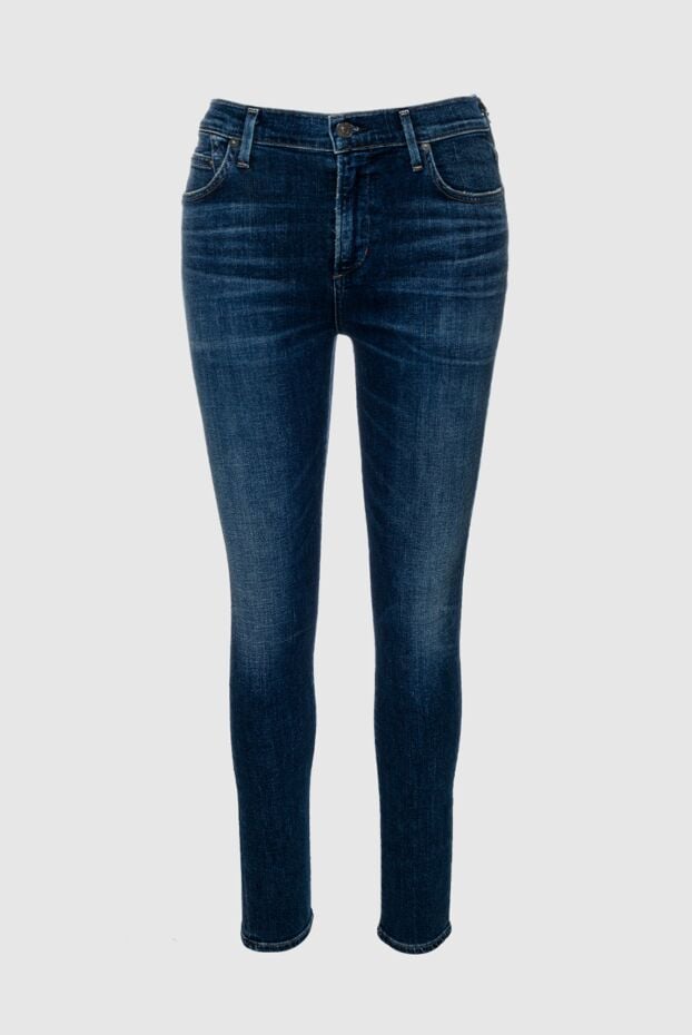 Citizens of Humanity women's high-waisted blue jeans, fitted 156052 - photo 1