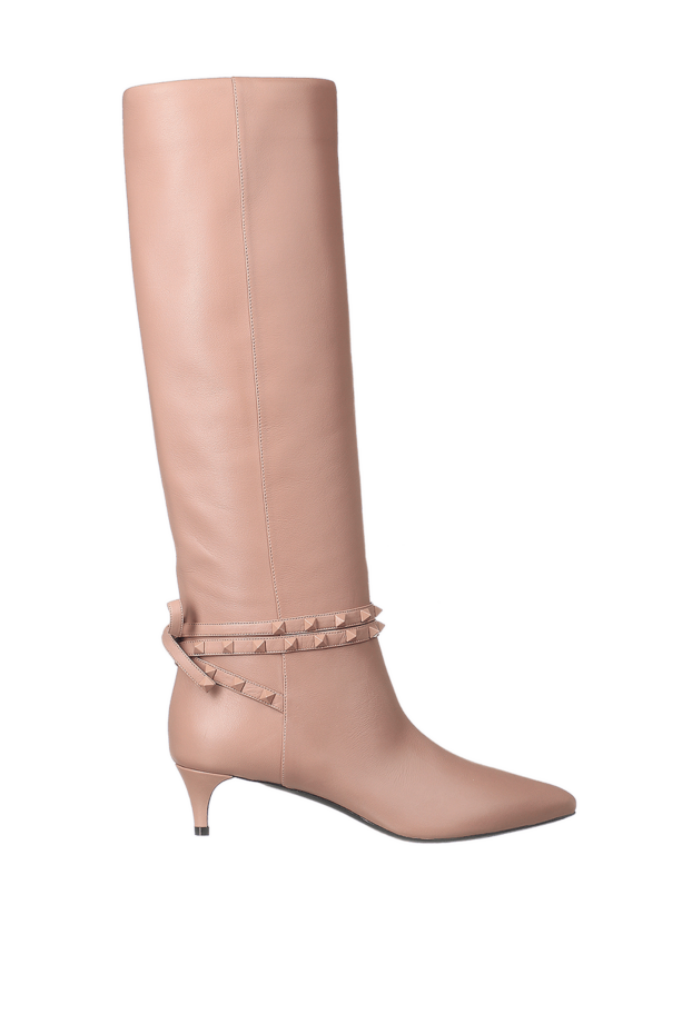 Valentino woman beige leather boots for women buy with prices and photos 156127 - photo 1