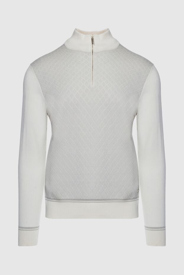Stefano Ricci troyer in cashmere and silk with a diagonal pattern on the front panel 156147 - photo 1