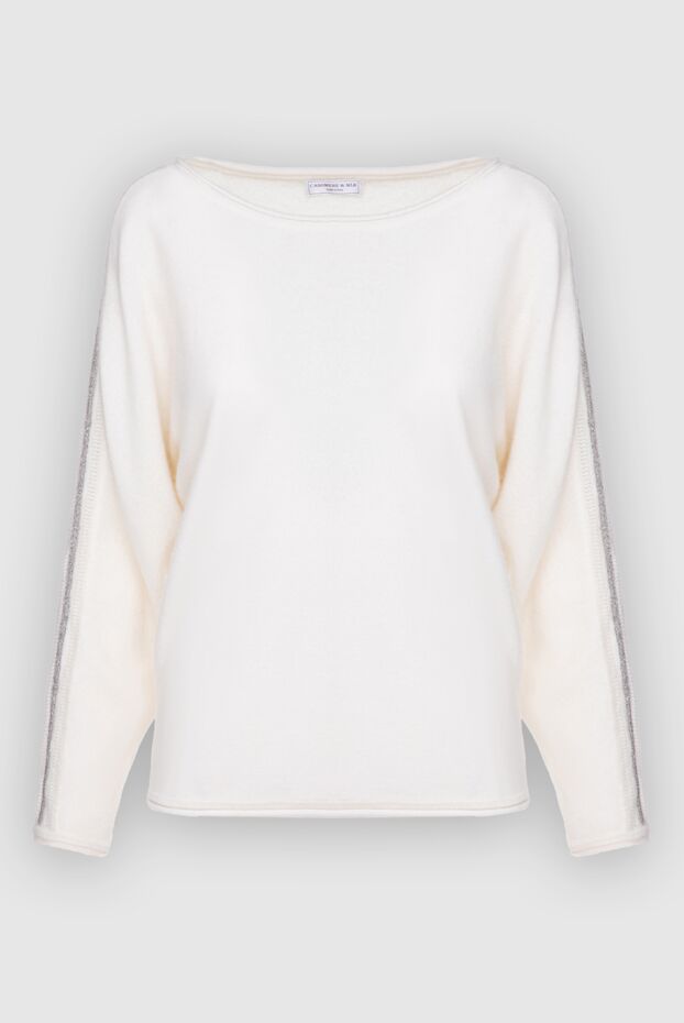 Cashmere & Silk Milano woman white cashmere jumper for women buy with prices and photos 156159 - photo 1