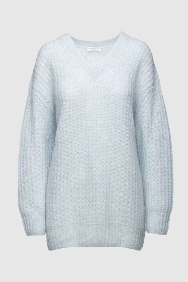 Cashmere & Silk Milano woman blue cashmere jumper for women buy with prices and photos 156162 - photo 1