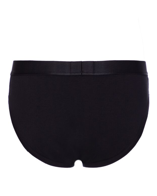 Ermenegildo Zegna man black men's briefs made of cotton and elastane buy with prices and photos 156214 - photo 2