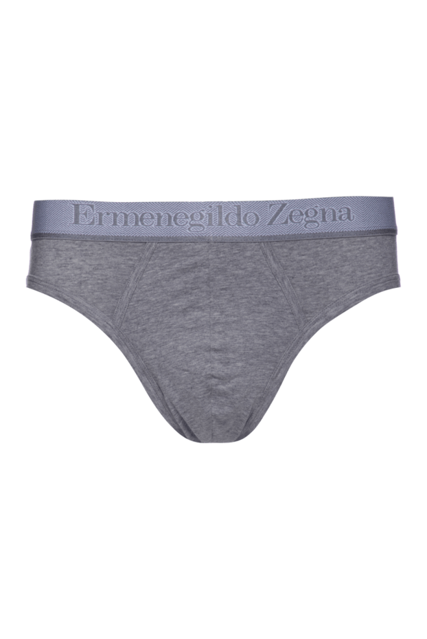Ermenegildo Zegna men's gray briefs made of cotton and elastane 156215 - photo 1