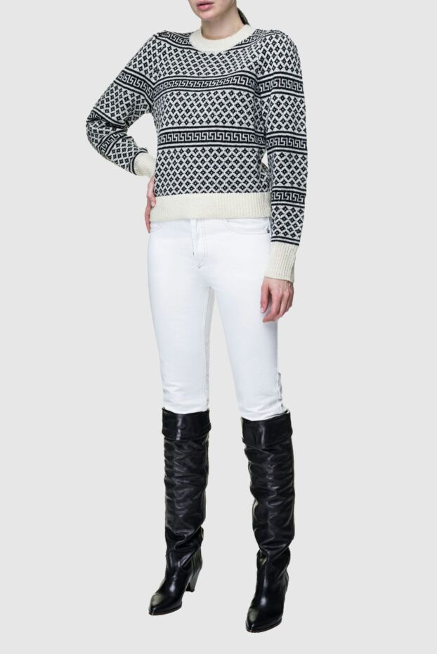Isabel Marant жіночі джинси з бавовни білі жіночі купити фото з цінами 156390 - фото 2