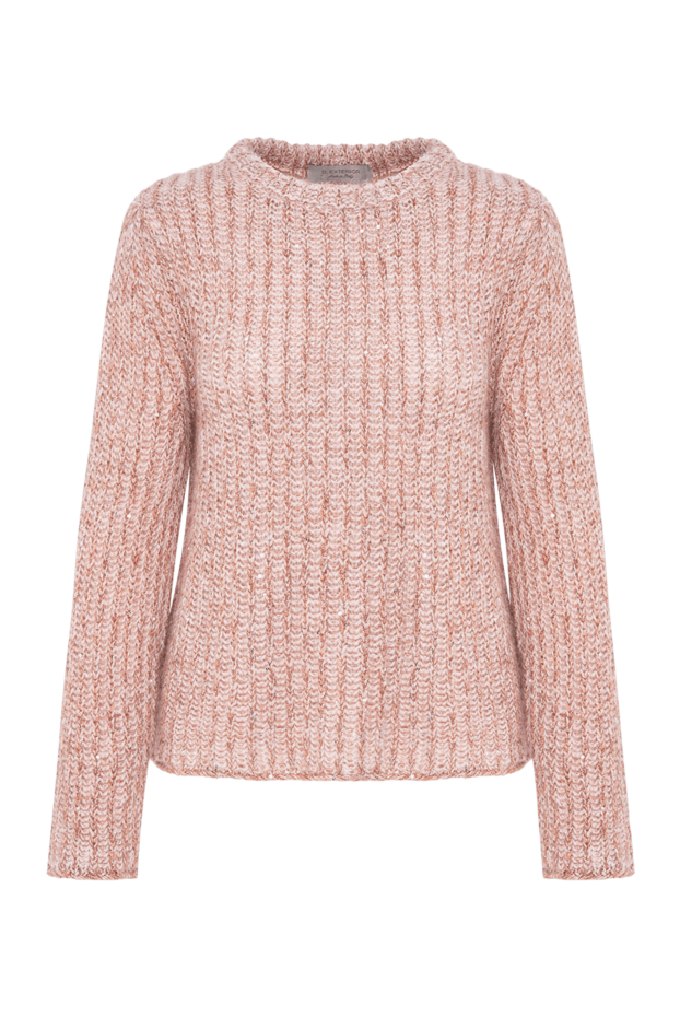 D.Exterior pink womens jumper with a decorative blouse-like underlayer 156426 - photo 1