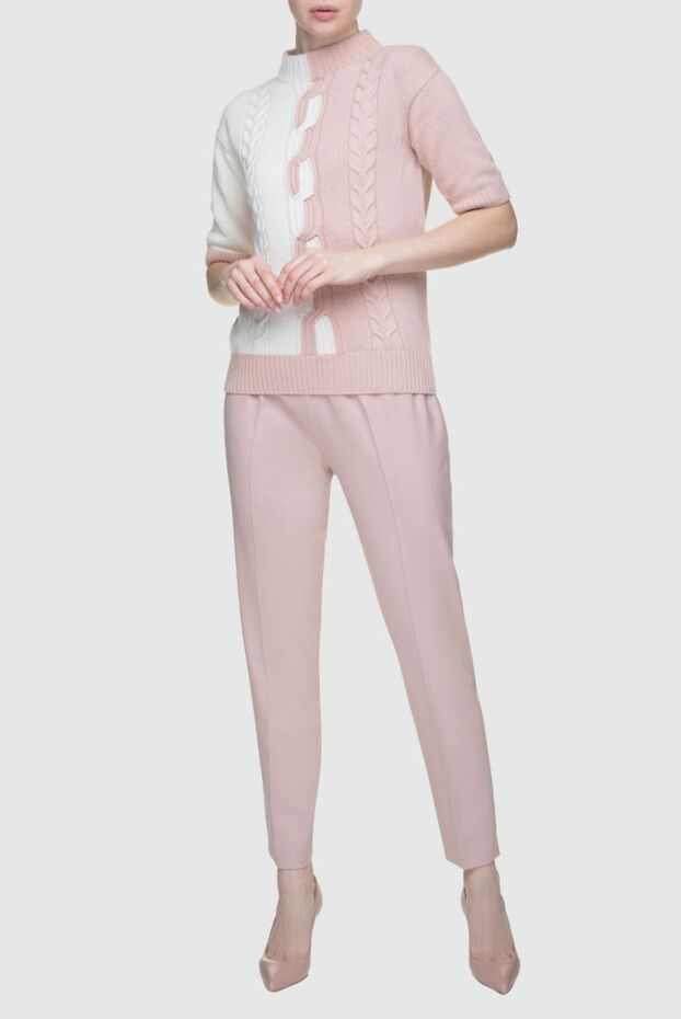 D.Exterior woman pink woolen trousers for women buy with prices and photos 156437 - photo 2