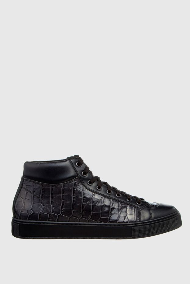 Pellettieri di Parma man black crocodile leather sneakers for men buy with prices and photos 156520 - photo 1