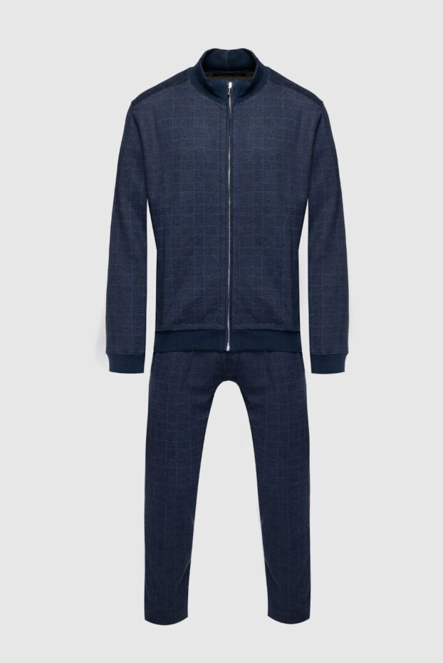 Cesare di Napoli man men's sports suit made of cotton and polyamide blue buy with prices and photos 156735 - photo 1