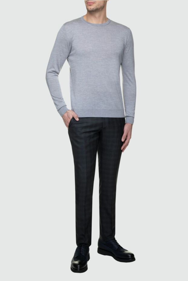 Cesare di Napoli man wool jumper gray for men buy with prices and photos 156818 - photo 2