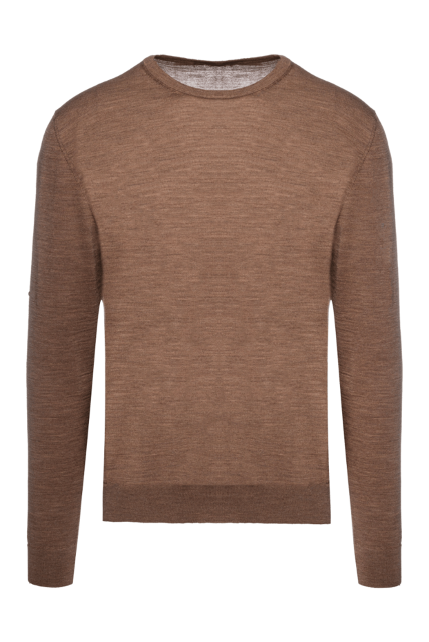 Cesare di Napoli man brown wool jumper for men buy with prices and photos 156821 - photo 1