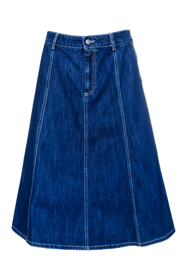 P.A.R.O.S.H. woman blue cotton skirt for women buy with prices and photos 156843 - photo 1