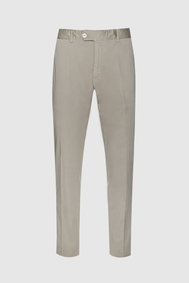 Stefano Ricci beige cotton and elastane pants for men 156880 - photo 1